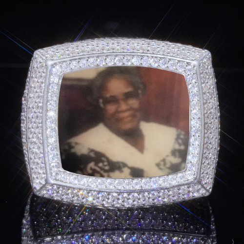 3D CUSTOM PICTURE ICED RING