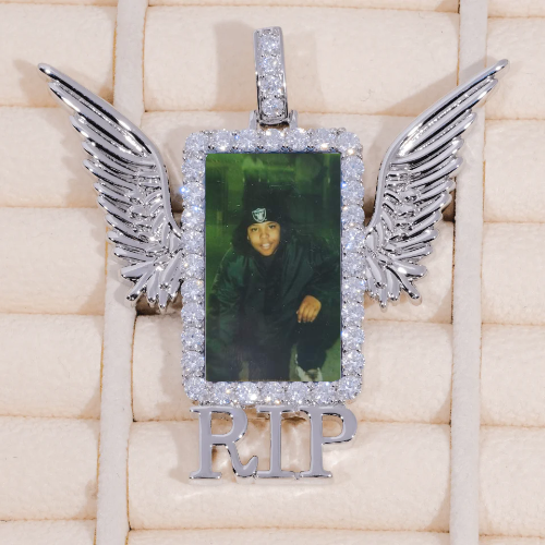 RIP WING 3D CUSTOM PICTURE PENDANT