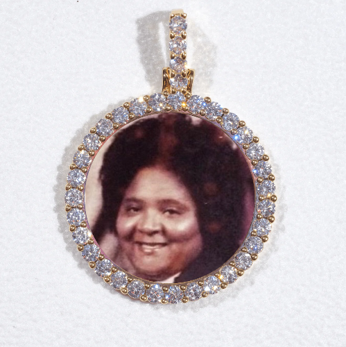 3D CIRCLE CUSTOM PICTURE PENDANT SMALL SIZE
