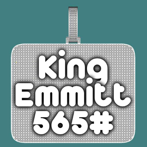 CUSTOM LETTER NECKLACE 3D BIG SQUARE