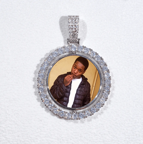3D Spinning 2-Faced Custom Picture Pendant