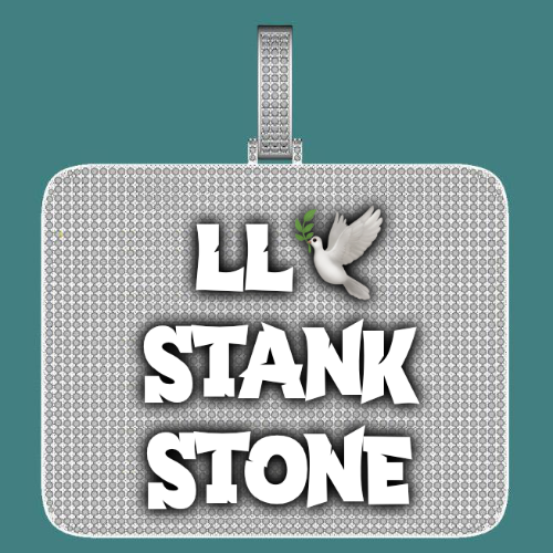 CUSTOM LETTER NECKLACE 3D BIG SQUARE