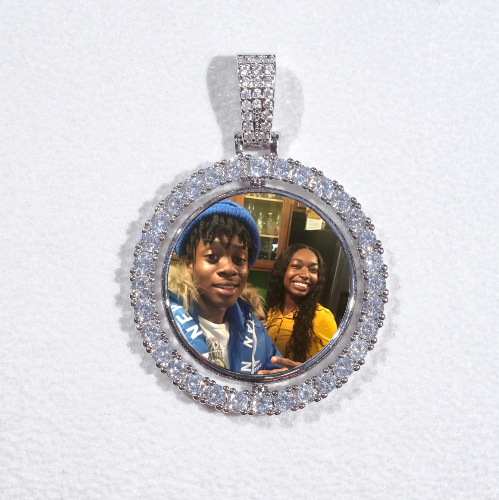 3D Spinning 2-Faced Custom Picture Pendant
