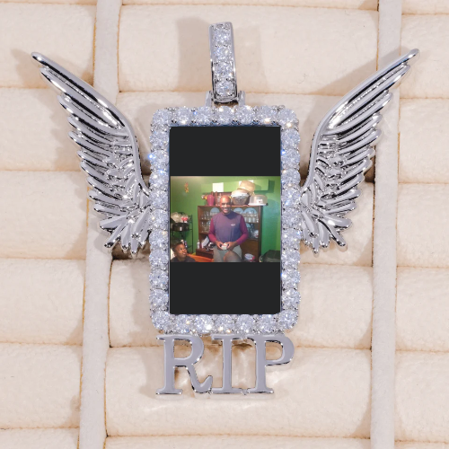 RIP WING 3D CUSTOM PICTURE PENDANT