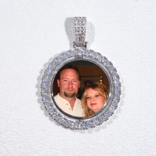 3D Spinning 2-Faced Custom Picture Pendant