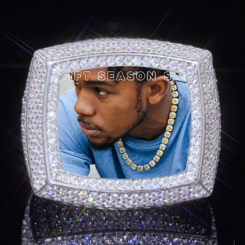3D CUSTOM PICTURE ICED RING