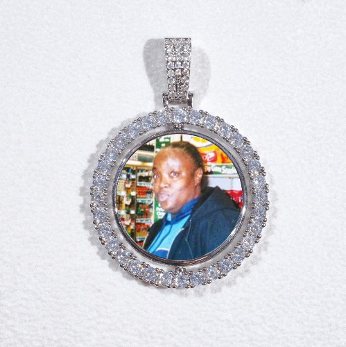 3D Spinning 2-Faced Custom Picture Pendant