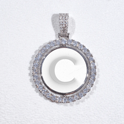 3D Spinning 2-Faced Custom Picture Pendant
