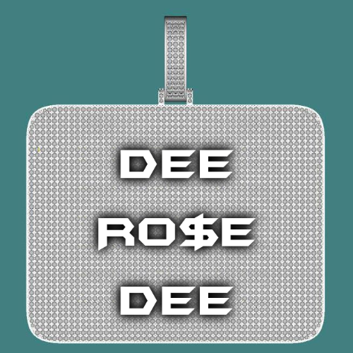 CUSTOM LETTER NECKLACE 3D BIG SQUARE
