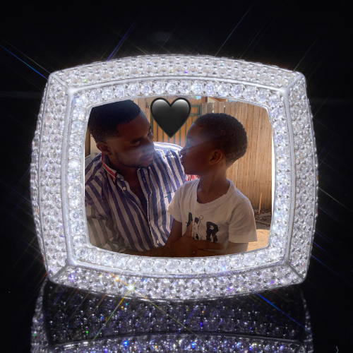 3D CUSTOM PICTURE ICED RING
