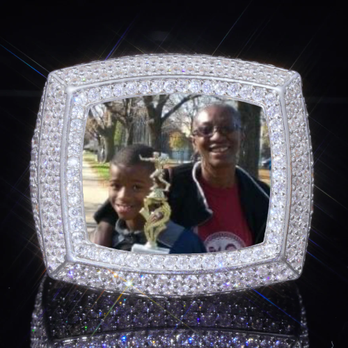 3D CUSTOM PICTURE ICED RING