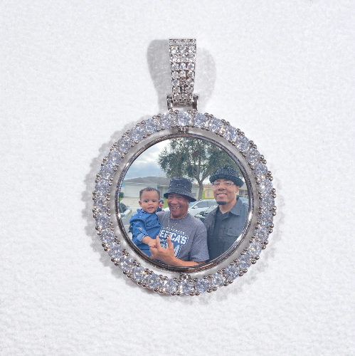 3D Spinning 2-Faced Custom Picture Pendant