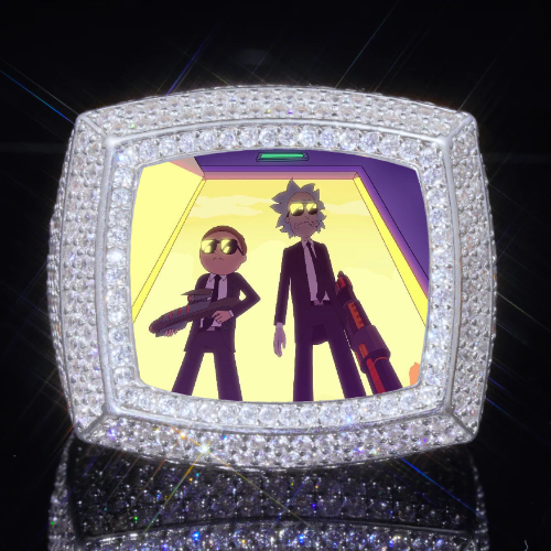 3D CUSTOM PICTURE ICED RING