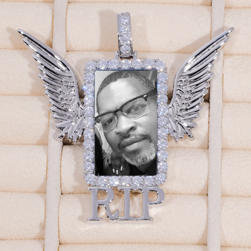 RIP WING 3D CUSTOM PICTURE PENDANT