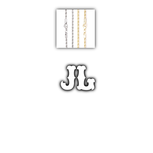 Custom Letters Freibeuter Font Necklace