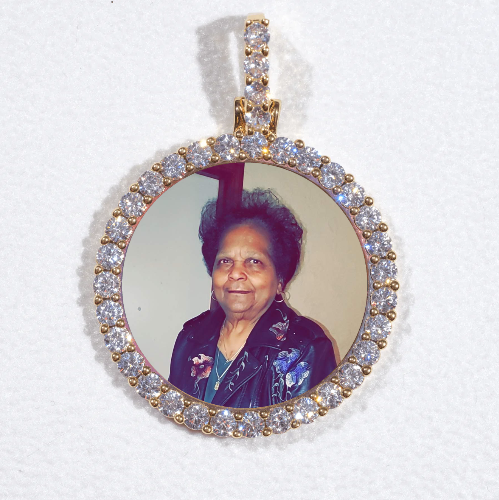 3D CIRCLE CUSTOM PICTURE PENDANT SMALL SIZE