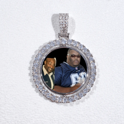 3D Spinning 2-Faced Custom Picture Pendant