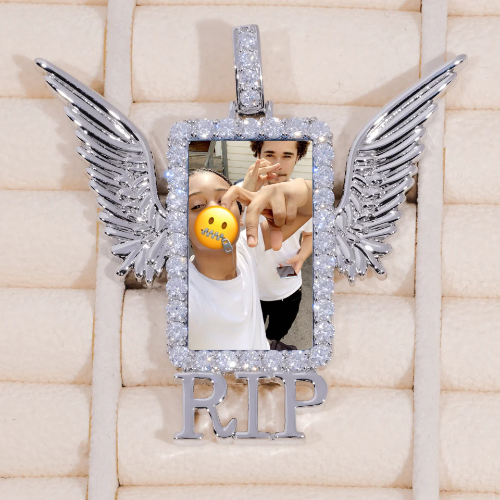 RIP WING 3D CUSTOM PICTURE PENDANT