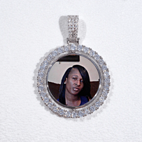 3D Spinning 2-Faced Custom Picture Pendant