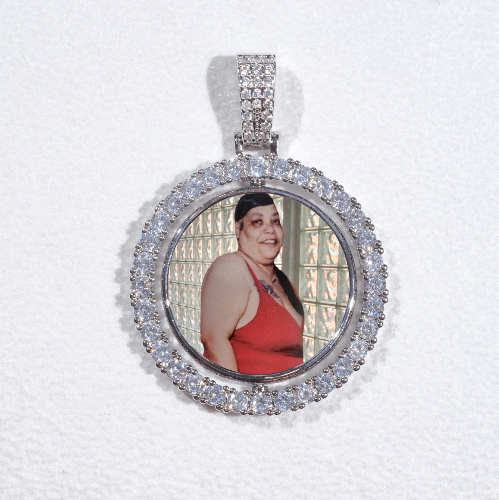 3D Spinning 2-Faced Custom Picture Pendant