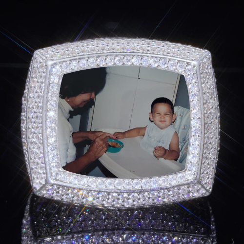 3D CUSTOM PICTURE ICED RING