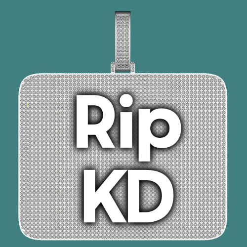 CUSTOM LETTER NECKLACE 3D BIG SQUARE