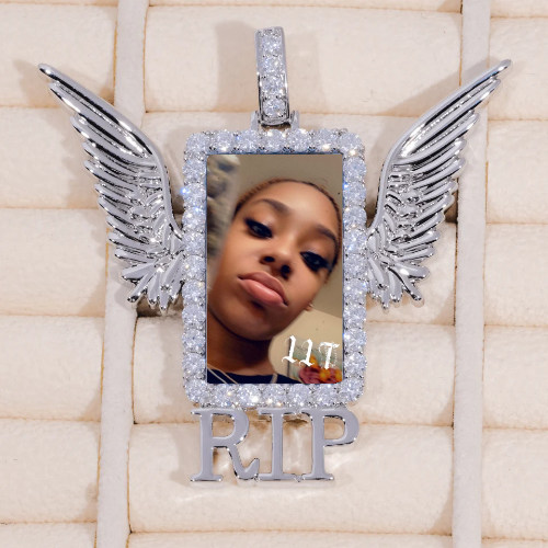 RIP WING 3D CUSTOM PICTURE PENDANT