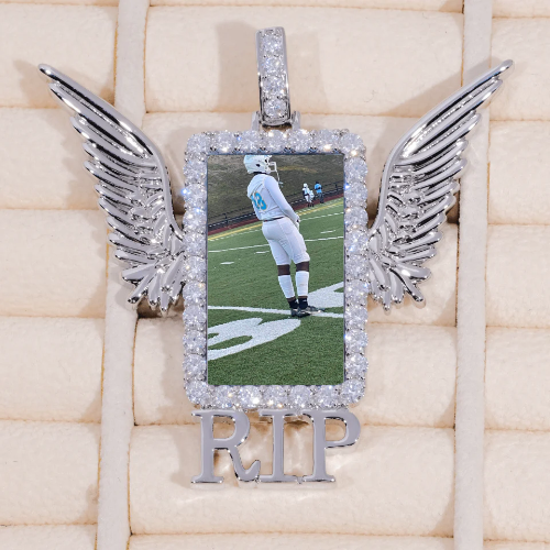 RIP WING 3D CUSTOM PICTURE PENDANT