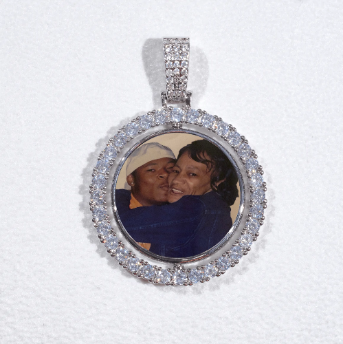 3D Spinning 2-Faced Custom Picture Pendant
