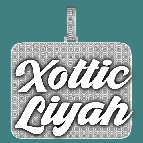 CUSTOM LETTER NECKLACE 3D BIG SQUARE