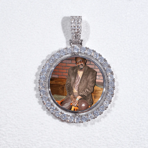 3D Spinning 2-Faced Custom Picture Pendant
