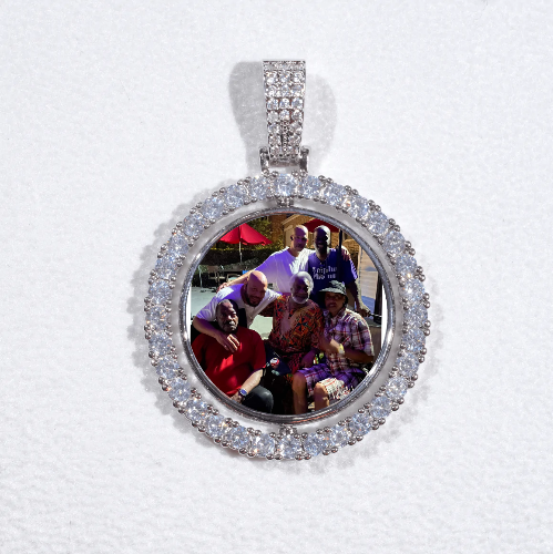 3D Spinning 2-Faced Custom Picture Pendant