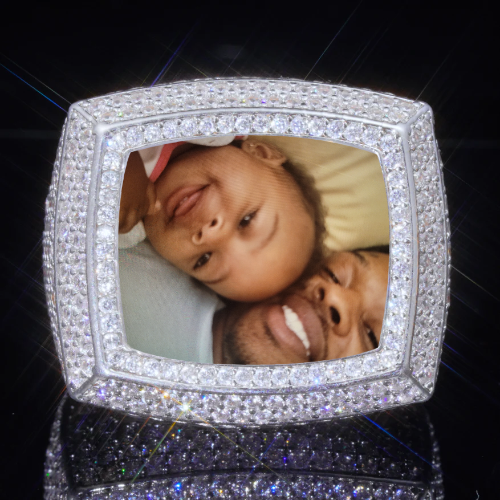 3D CUSTOM PICTURE ICED RING