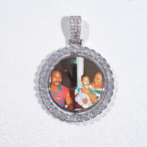 3D Spinning 2-Faced Custom Picture Pendant