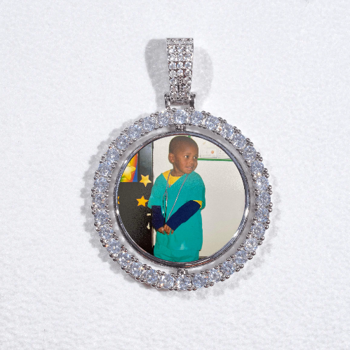 3D Spinning 2-Faced Custom Picture Pendant