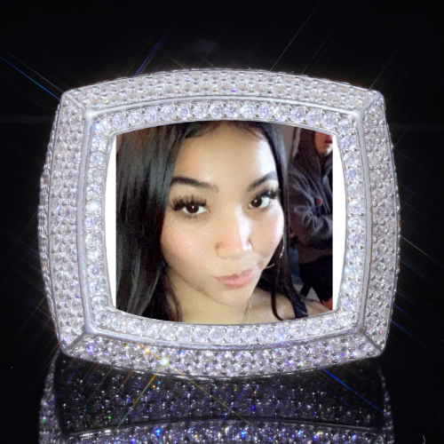 3D CUSTOM PICTURE ICED RING