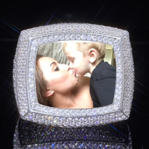 3D CUSTOM PICTURE ICED RING