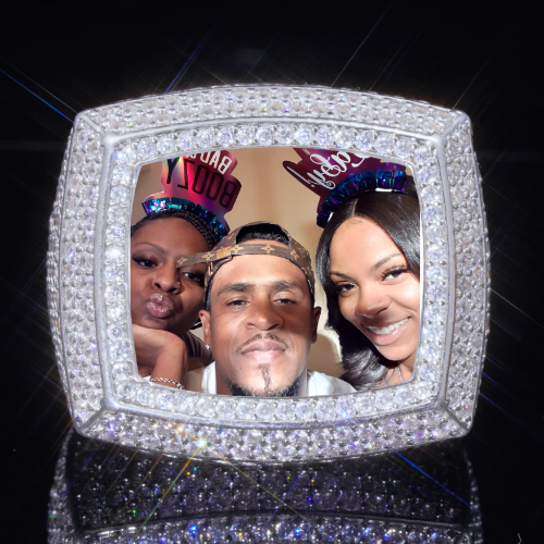 3D CUSTOM PICTURE ICED RING
