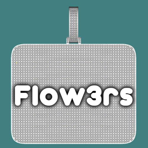CUSTOM LETTER NECKLACE 3D BIG SQUARE