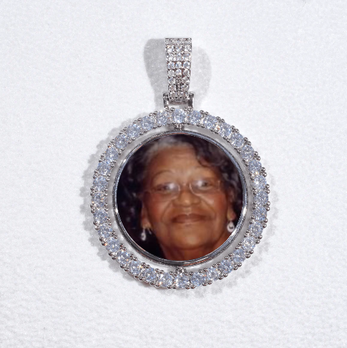 3D Spinning 2-Faced Custom Picture Pendant