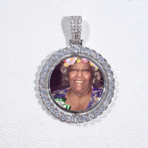 3D Spinning 2-Faced Custom Picture Pendant