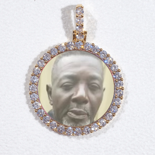 3D CIRCLE CUSTOM PICTURE PENDANT SMALL SIZE