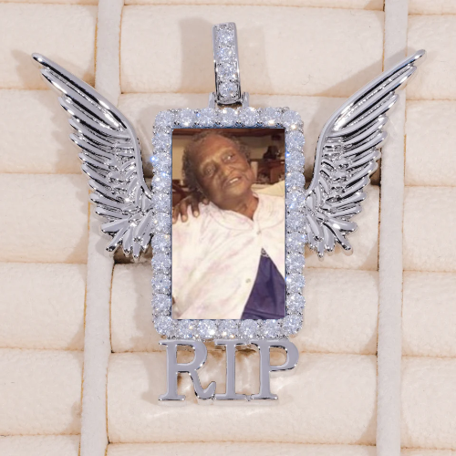 RIP WING 3D CUSTOM PICTURE PENDANT