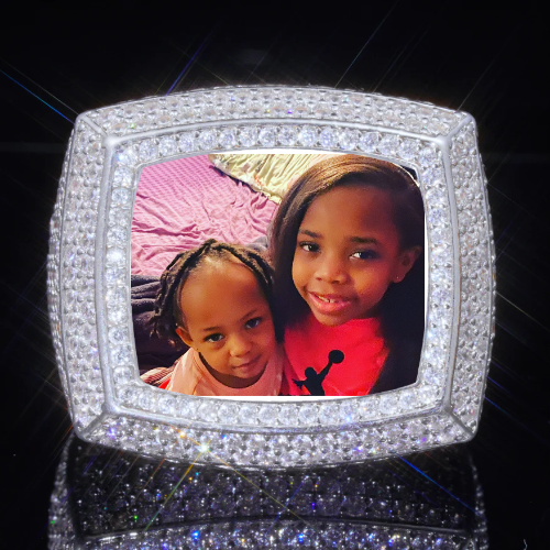 3D CUSTOM PICTURE ICED RING