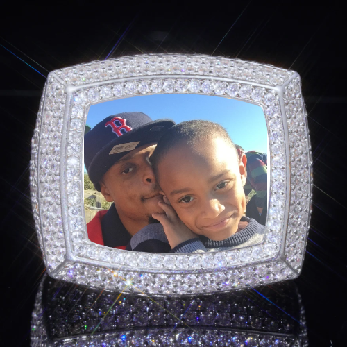 3D CUSTOM PICTURE ICED RING