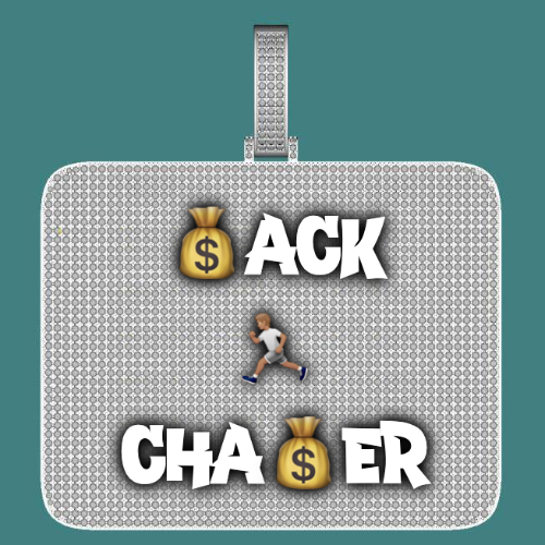 CUSTOM LETTER NECKLACE 3D BIG SQUARE