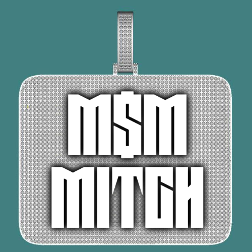 CUSTOM LETTER NECKLACE 3D BIG SQUARE