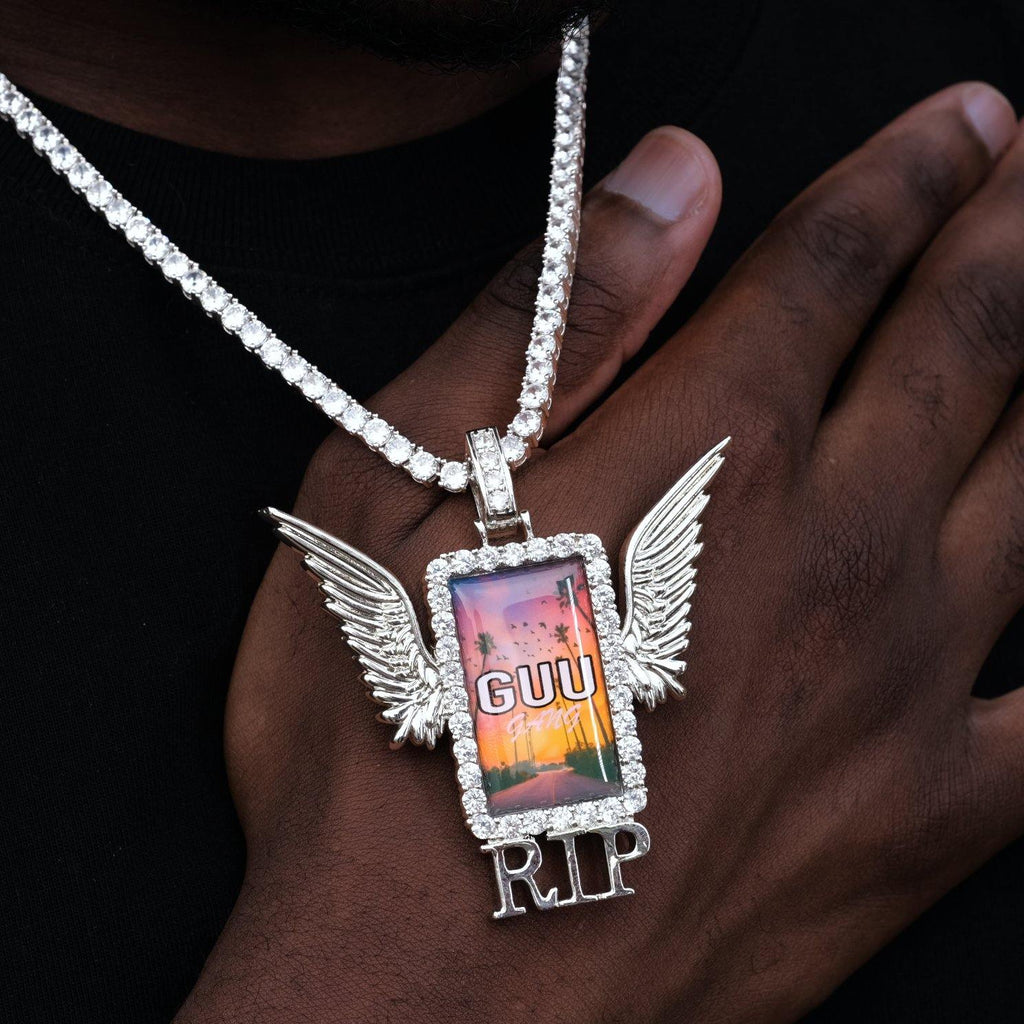 RIP WING 3D CUSTOM PICTURE PENDANT - The GUU Shop