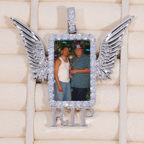 RIP WING 3D CUSTOM PICTURE PENDANT