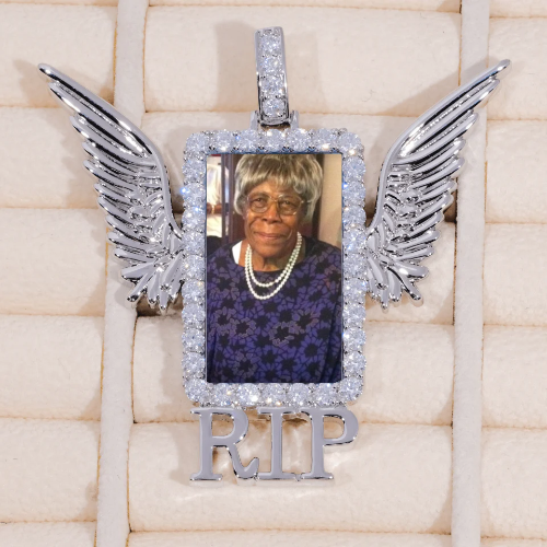 RIP WING 3D CUSTOM PICTURE PENDANT